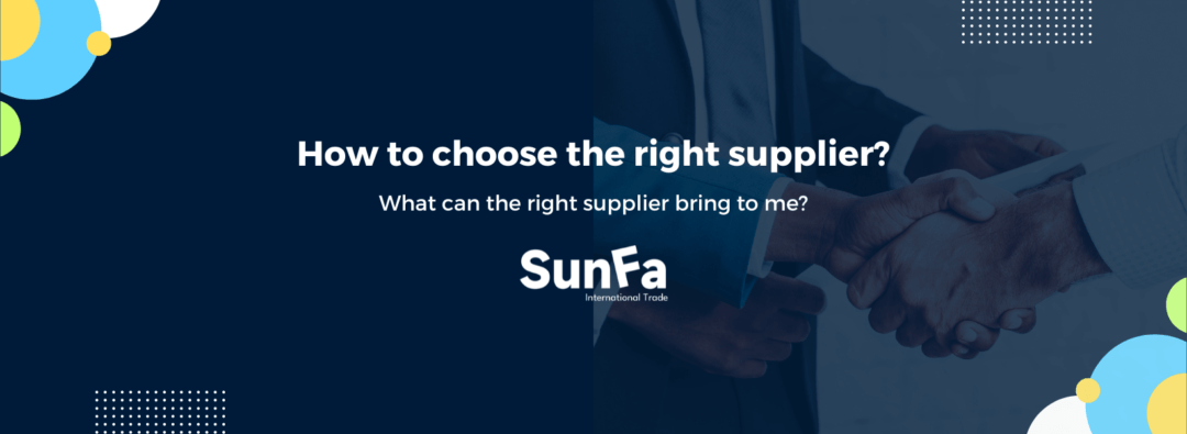 How to choose the right supplier Banner