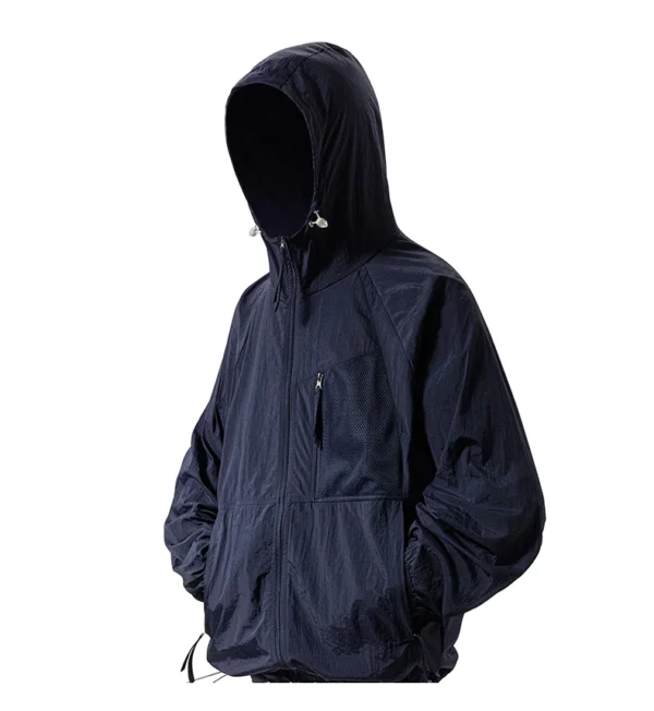 W02 Hooded Windbreaker Jacket - Image 2